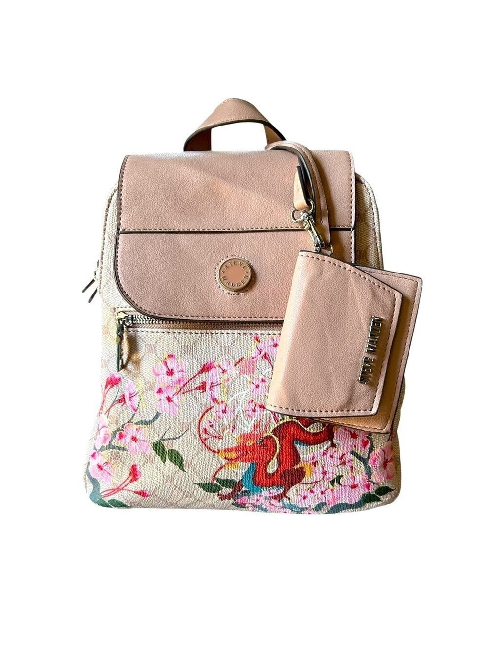 NWT Steven Madden Cherry Blossom Dragon Mini Backpack